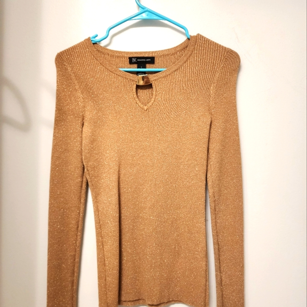 Gold sparkle top